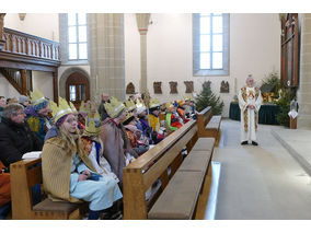 Aussendung der Sternsinger in Naumburg (© Karl-Franz Thiede)